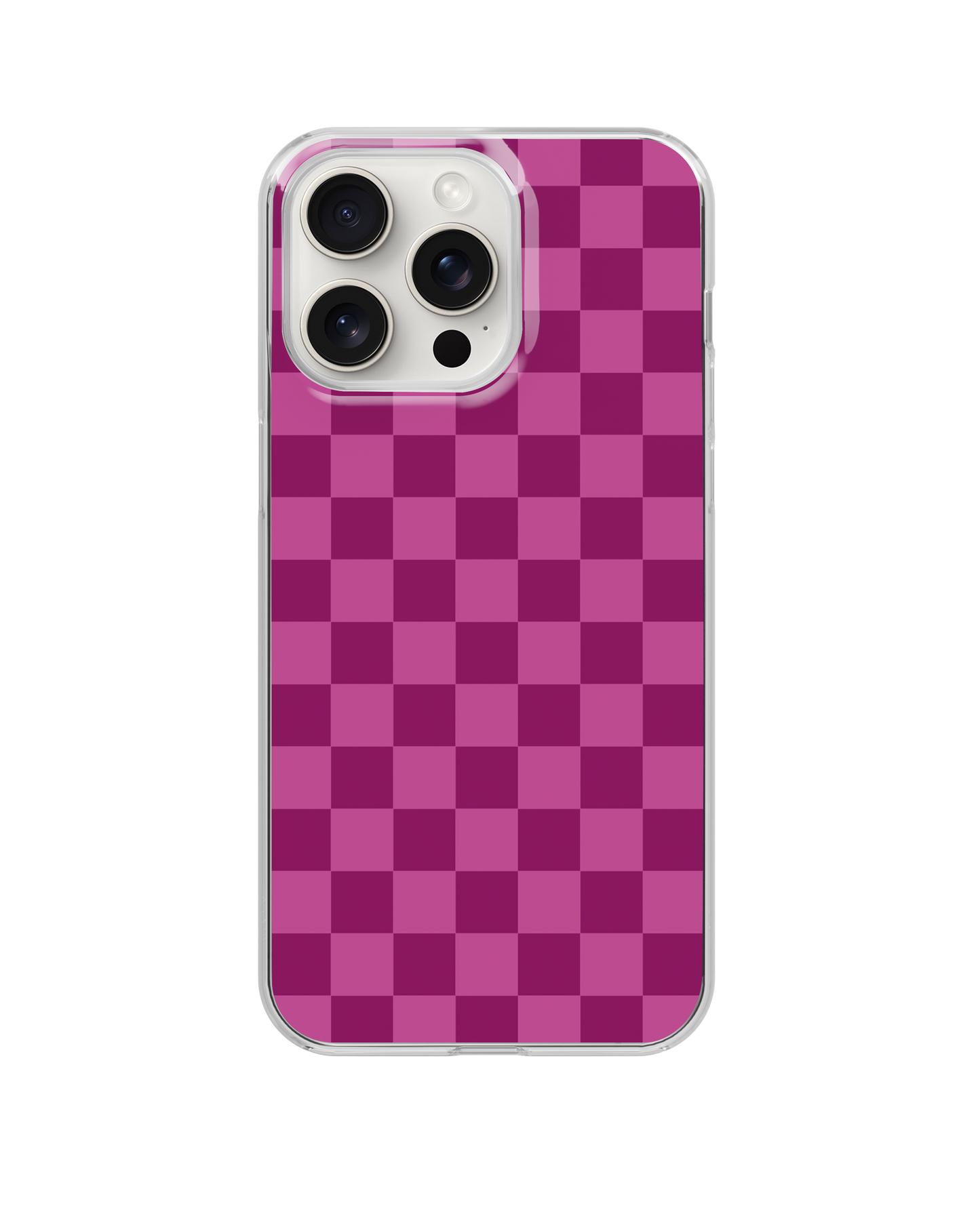 Velvet Checkers Clear Case Insert