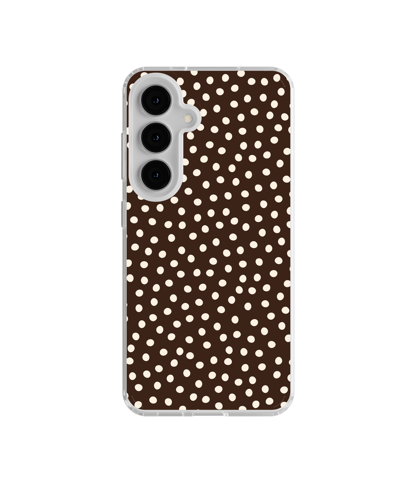 Espresso Dots Clear Case Insert