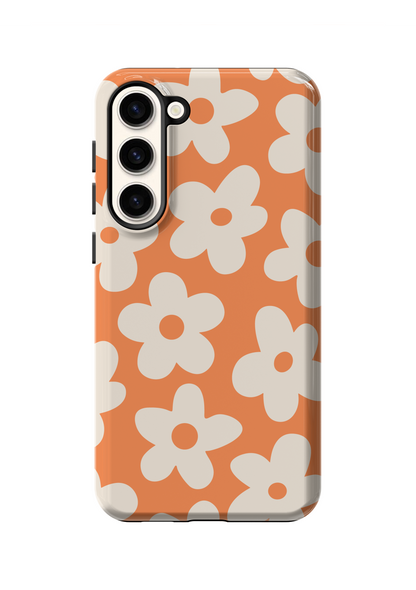 Tangerine Big Blooms Phone Case