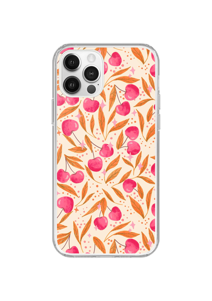 Persimmon Cherry Charm Clear Case Insert