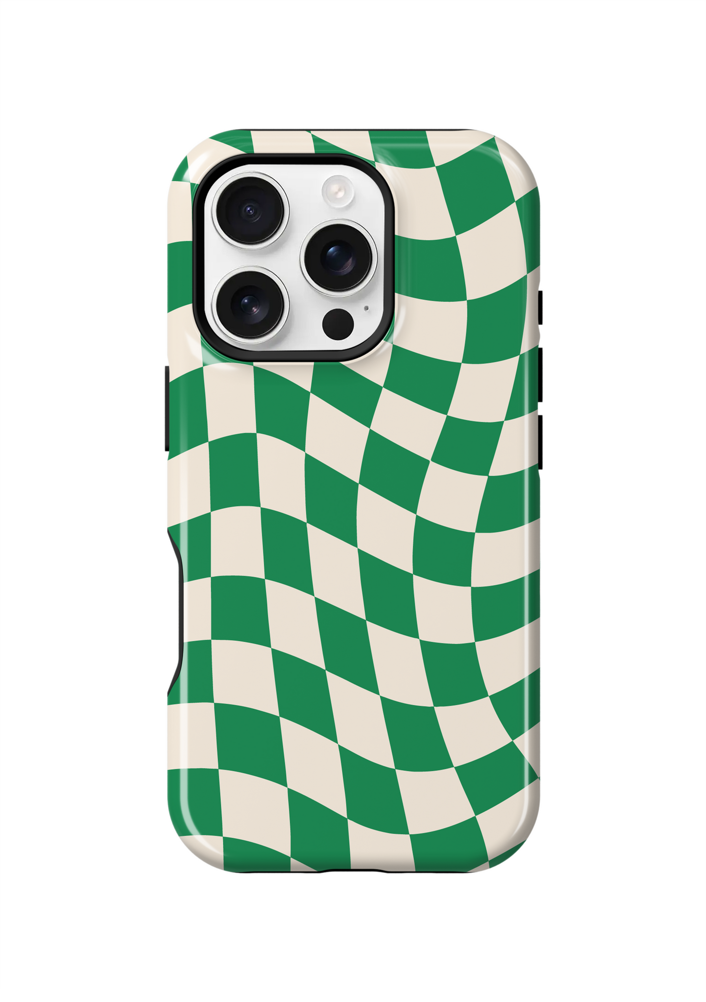 Emerald City Wavy Checkers II Phone Case