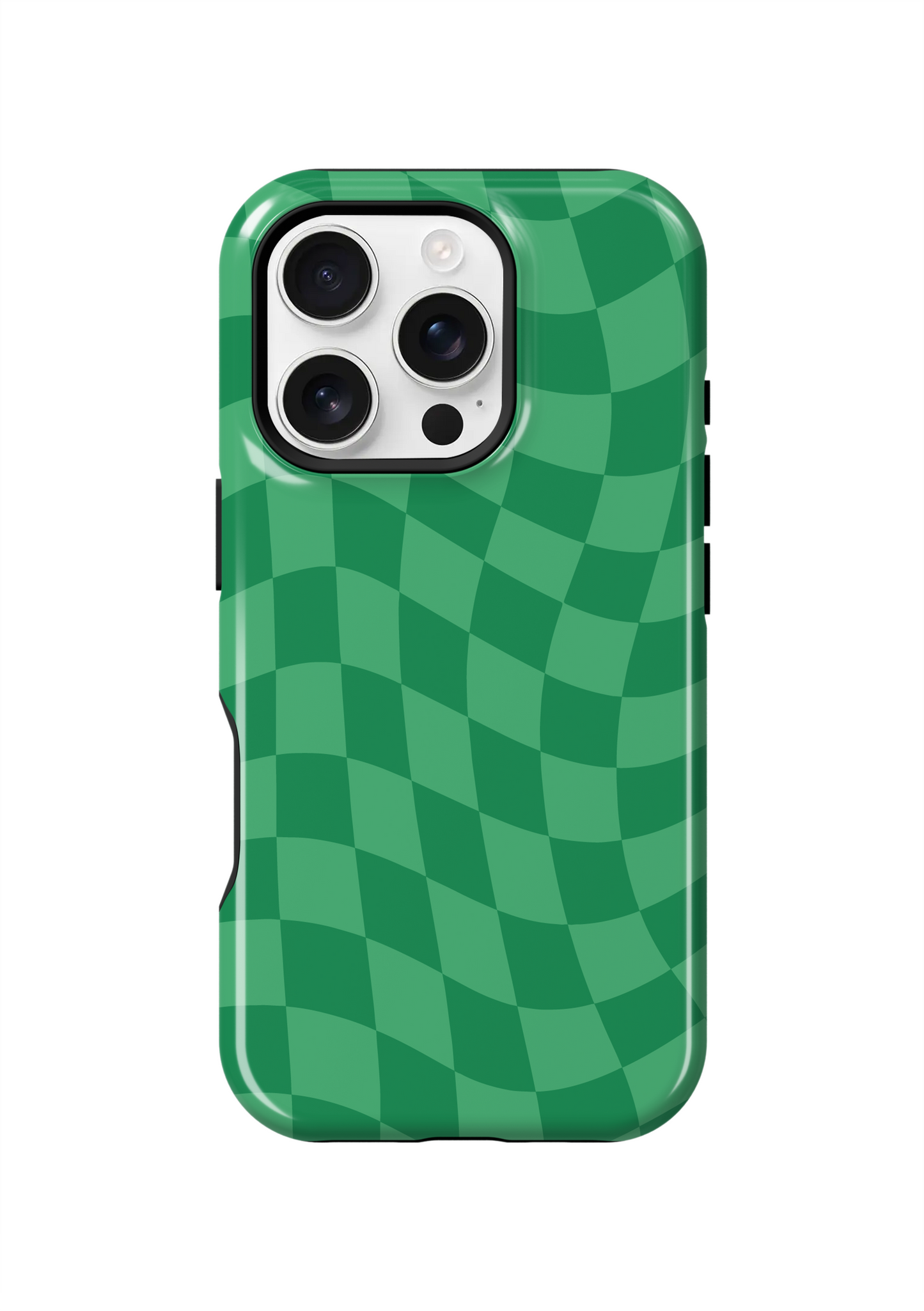 Emerald City Wavy Checkers Phone Case