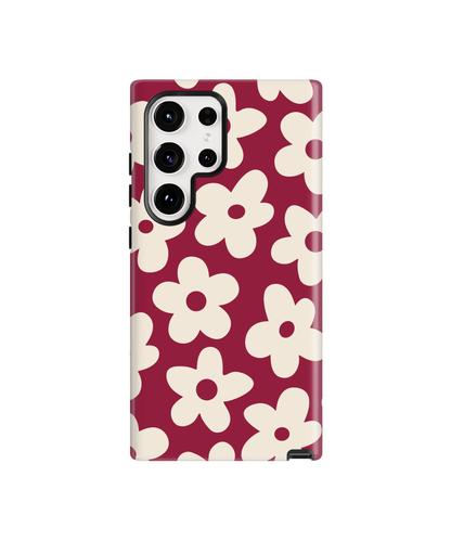 Black Cherry Big Blooms Phone Case