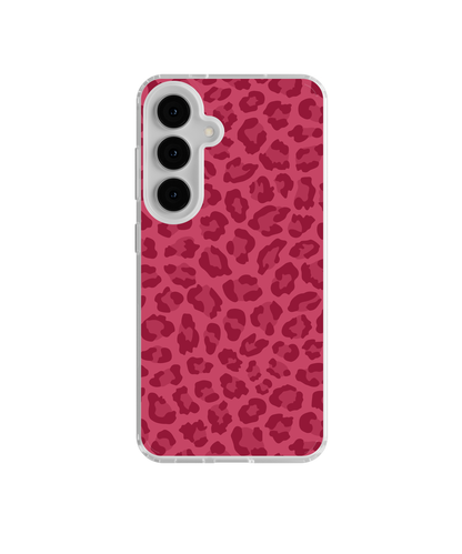 Black Cherry Leopard Clear Case Insert