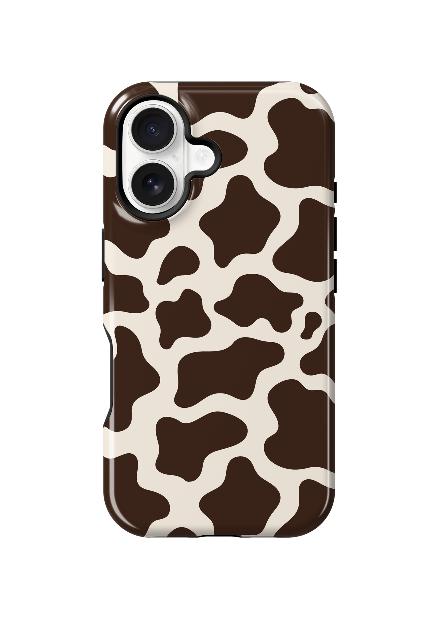 Espresso Cow Print Phone Case