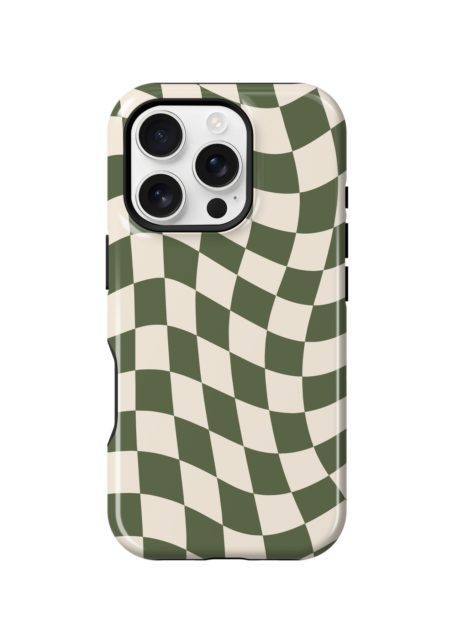 Moss Wavy Checkers II Phone Case