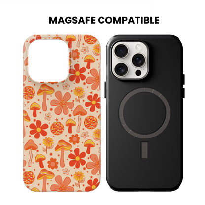 Orange Fungi Fantasia Phone Case