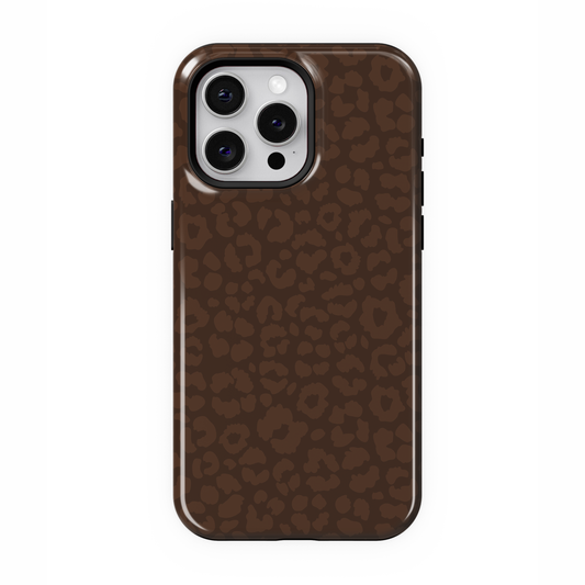 Espresso Cheetah iPhone Case