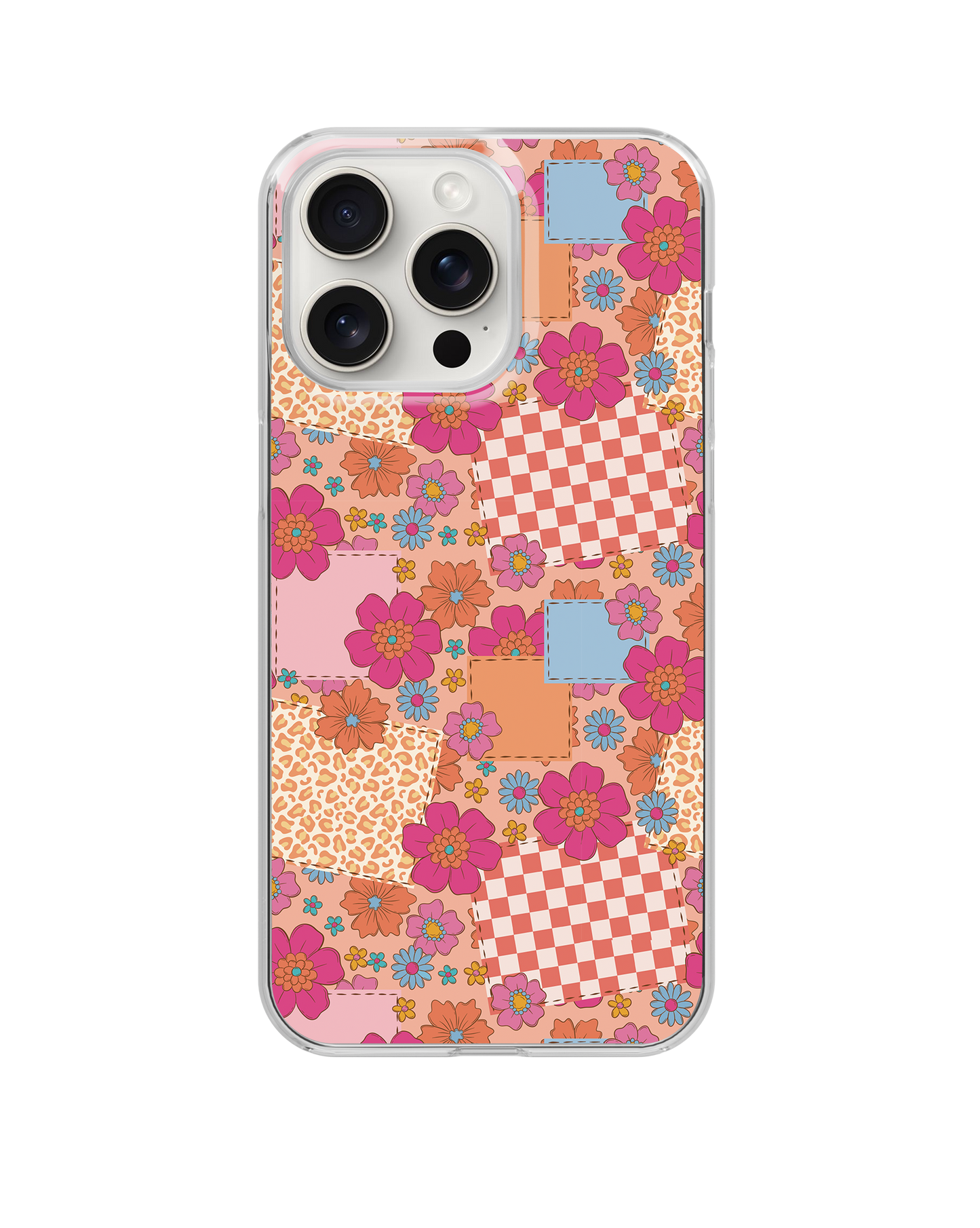 Petal Patchwork Clear Case Insert