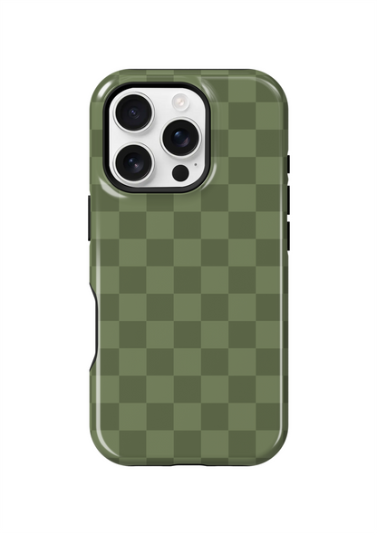 Moss Checkers Phone Case