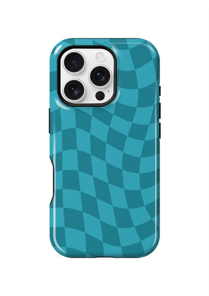 Mermaid Jewel Wavy Checkers Phone Case