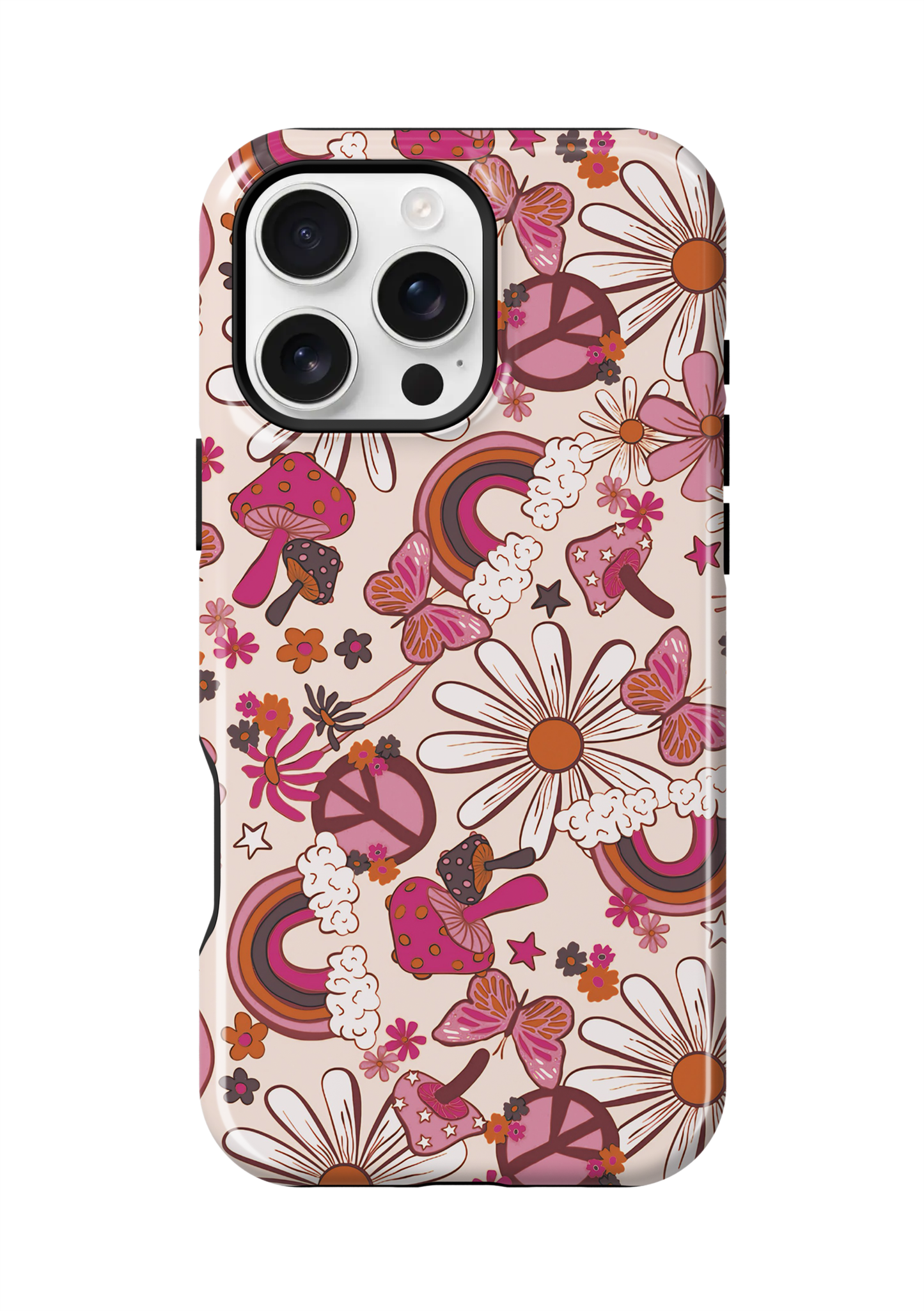 Cream Flower Child Phone Case