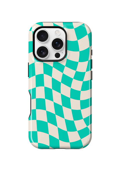 Calypso Wavy Checkers II Phone Case