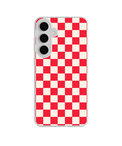 Vermillion Checkers II Clear Case Insert