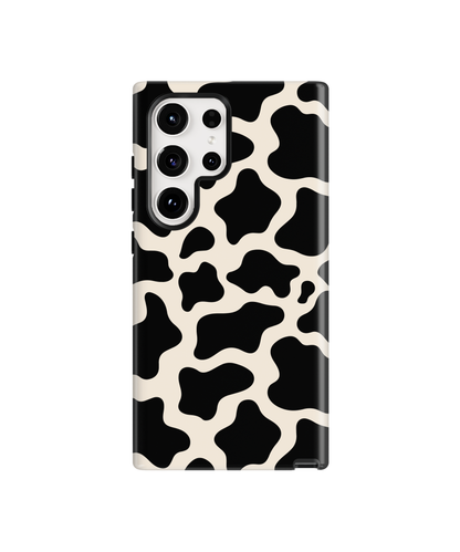 Onyx Cow Print Phone Case