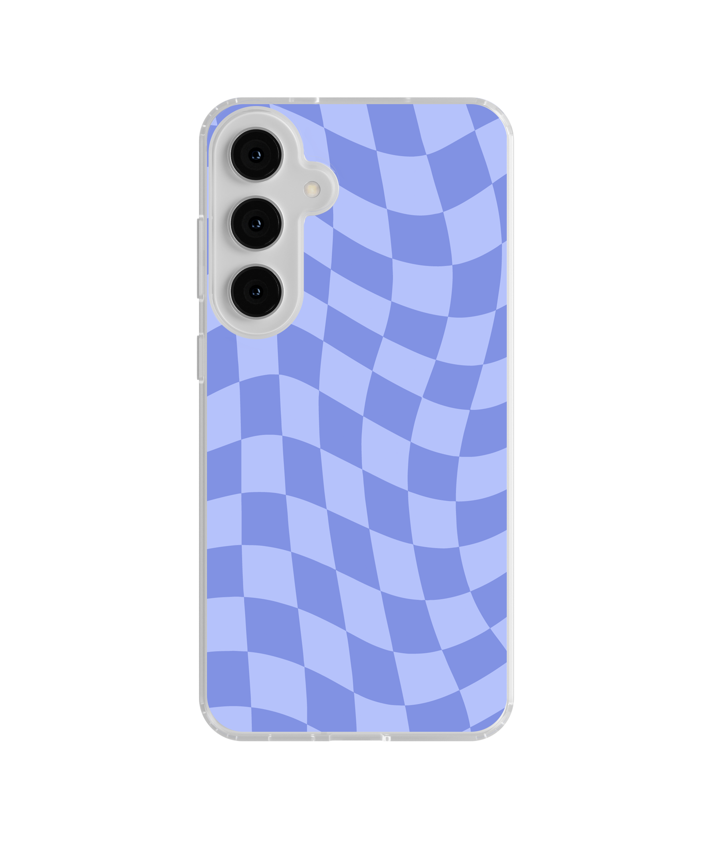 Bluebell Wavy Checkers Clear Case Insert