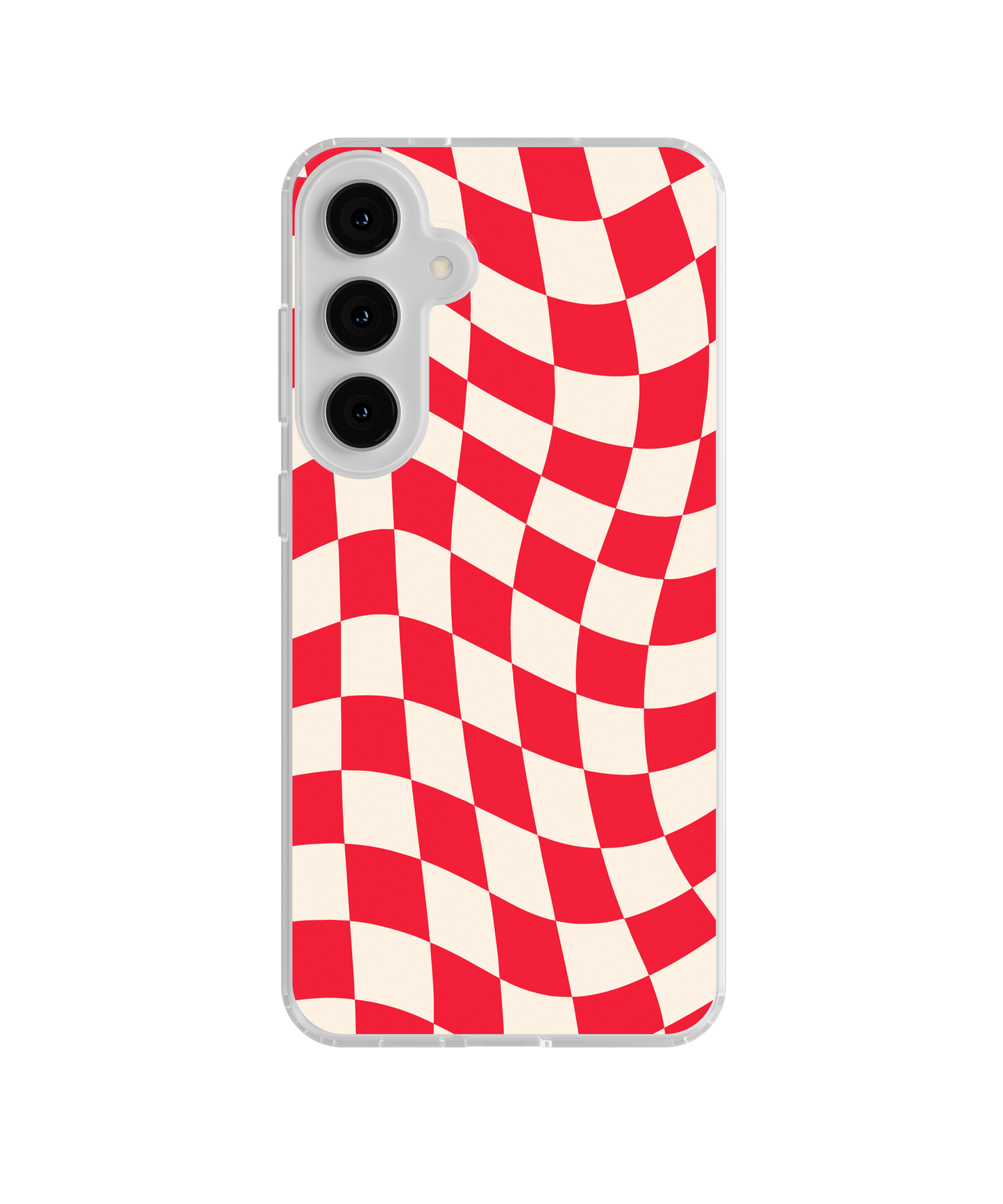 Vermillion Wavy Checkers II Clear Case Insert