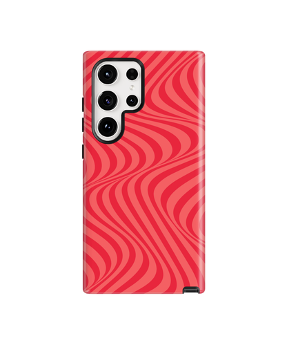 Vermillion Swirls Phone Case