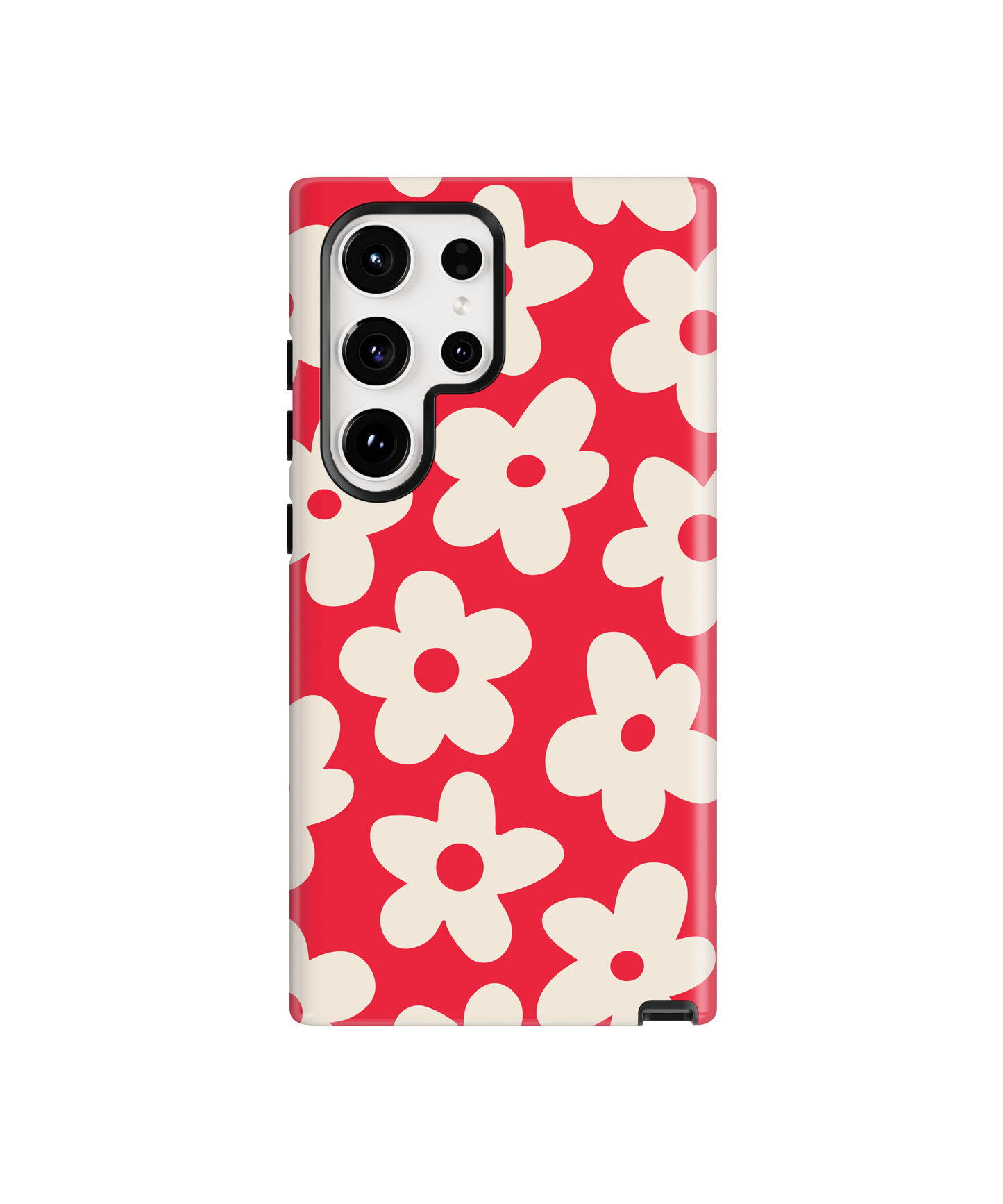 Vermillion Big Blooms Phone Case