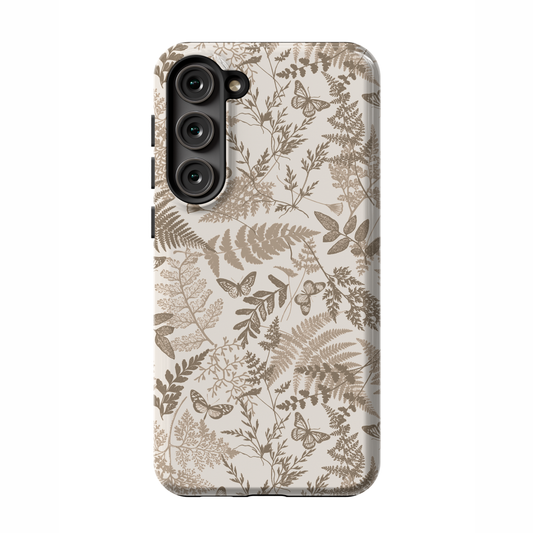 Teak Butterfly Garden Galaxy Case