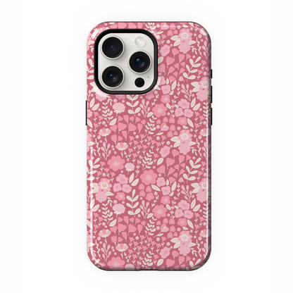 Blush Bouquet (Dark) Phone Case