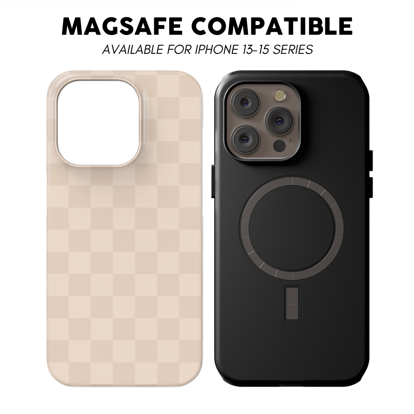 Almond Checkers iPhone Case