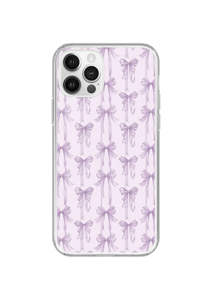 Lilac Blushing Bows Clear Case Insert