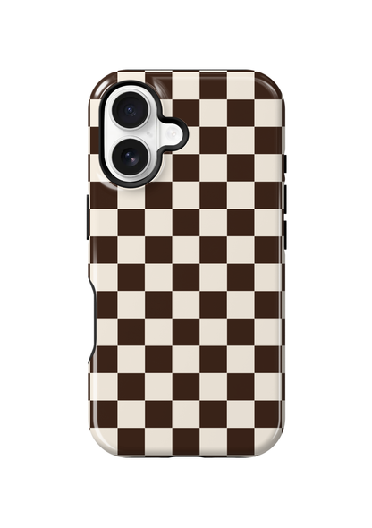 Espresso Checkers II Phone Case