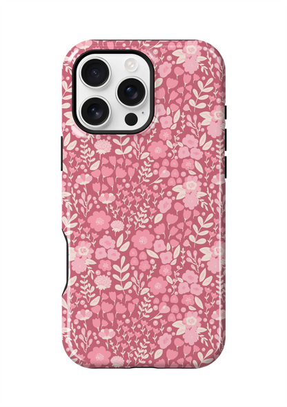 Blush Bouquet (Dark) Phone Case