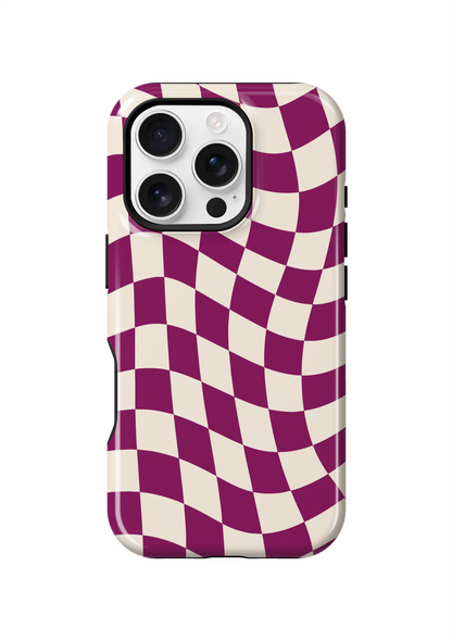 Velvet Wavy Checkers II Phone Case