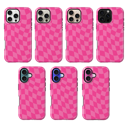 It Girl Wavy Checkers Phone Case