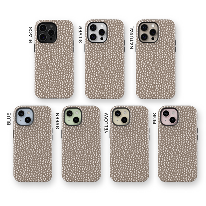 Chestnut Speckles iPhone Case