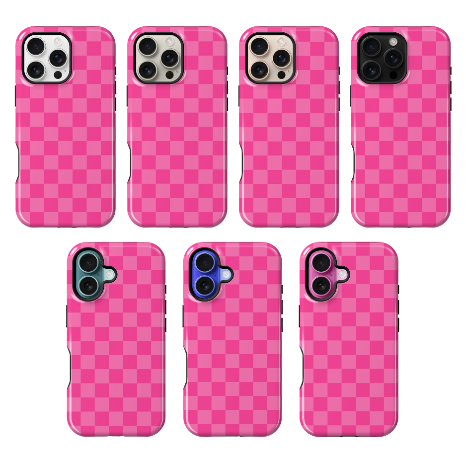 It Girl Checkers Phone Case