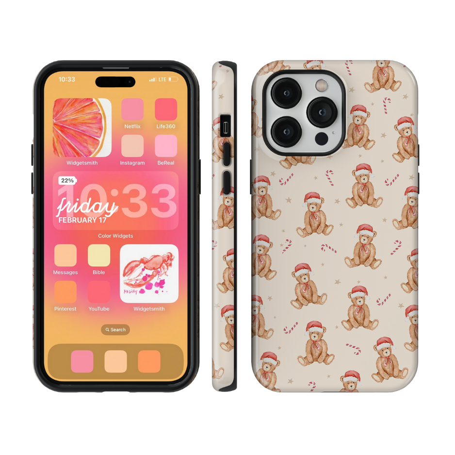 Teddy's Cozy Christmas Phone Case