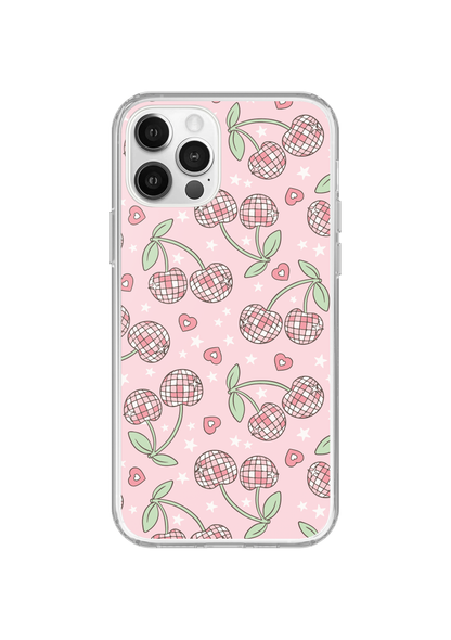 Pastel Disco Cherries Clear Case Insert