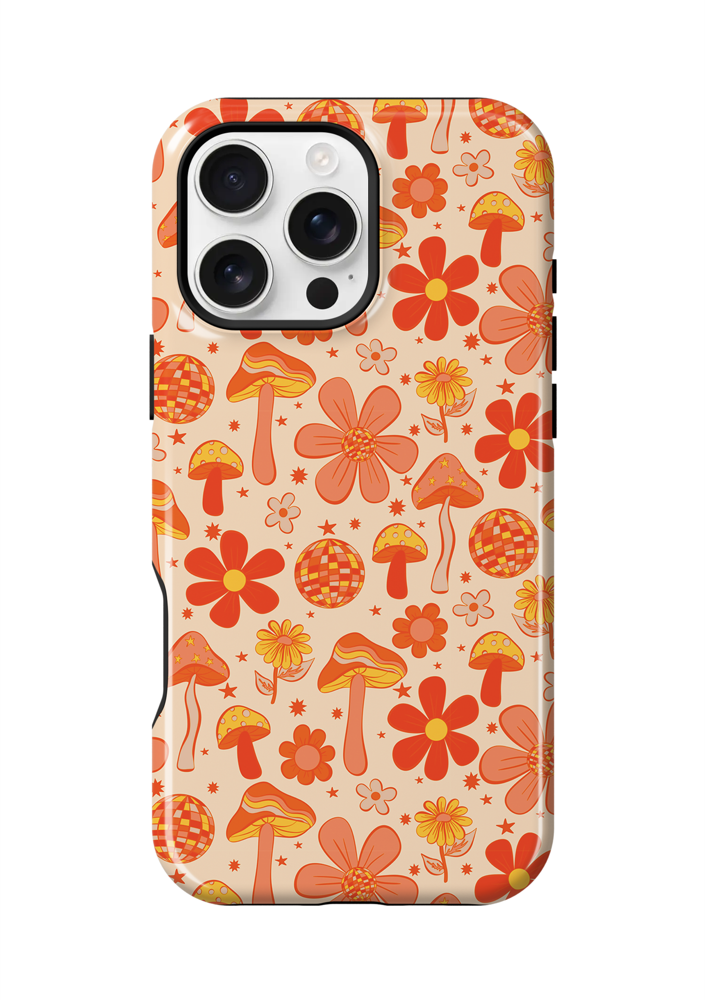 Orange Fungi Fantasia Phone Case