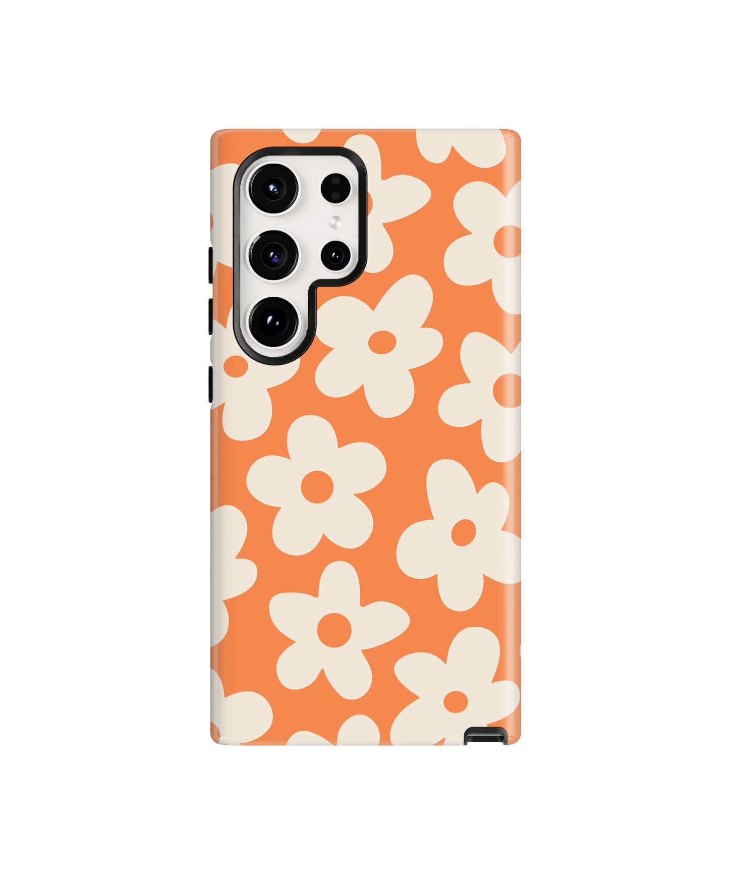 Tangerine Big Blooms Phone Case