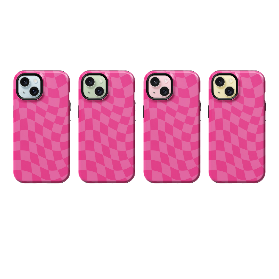 It Girl Wavy Checkers Phone Case