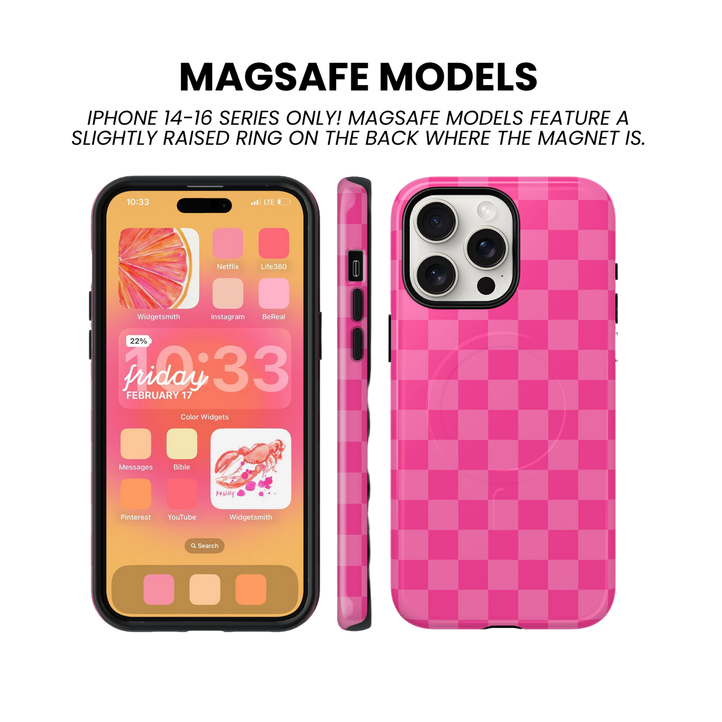 It Girl Checkers Phone Case