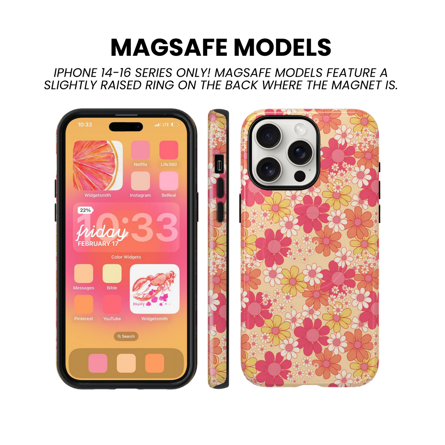 Yellow & Pink Petal Perfect Phone Case