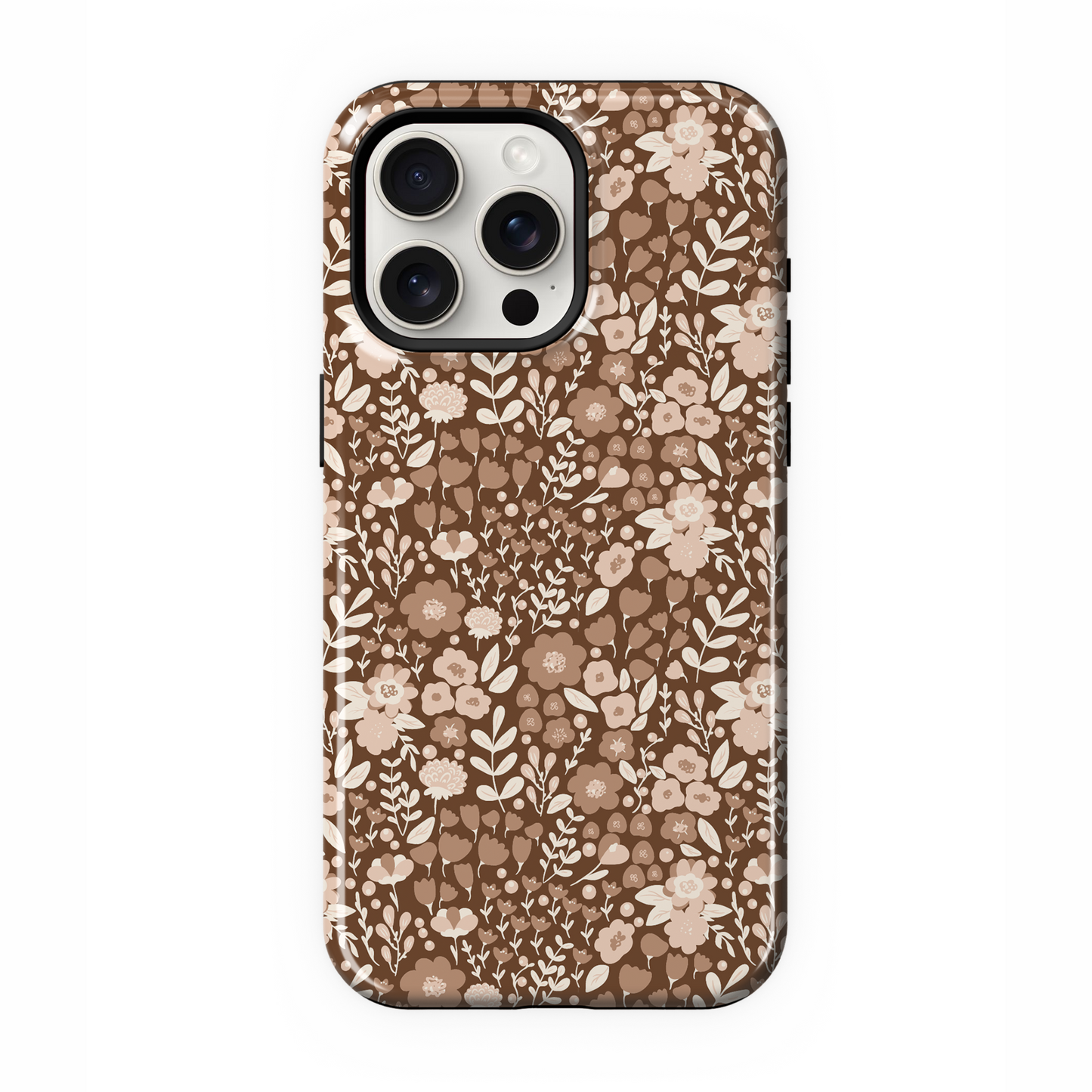 Cocoa Petals (Dark) Phone Case