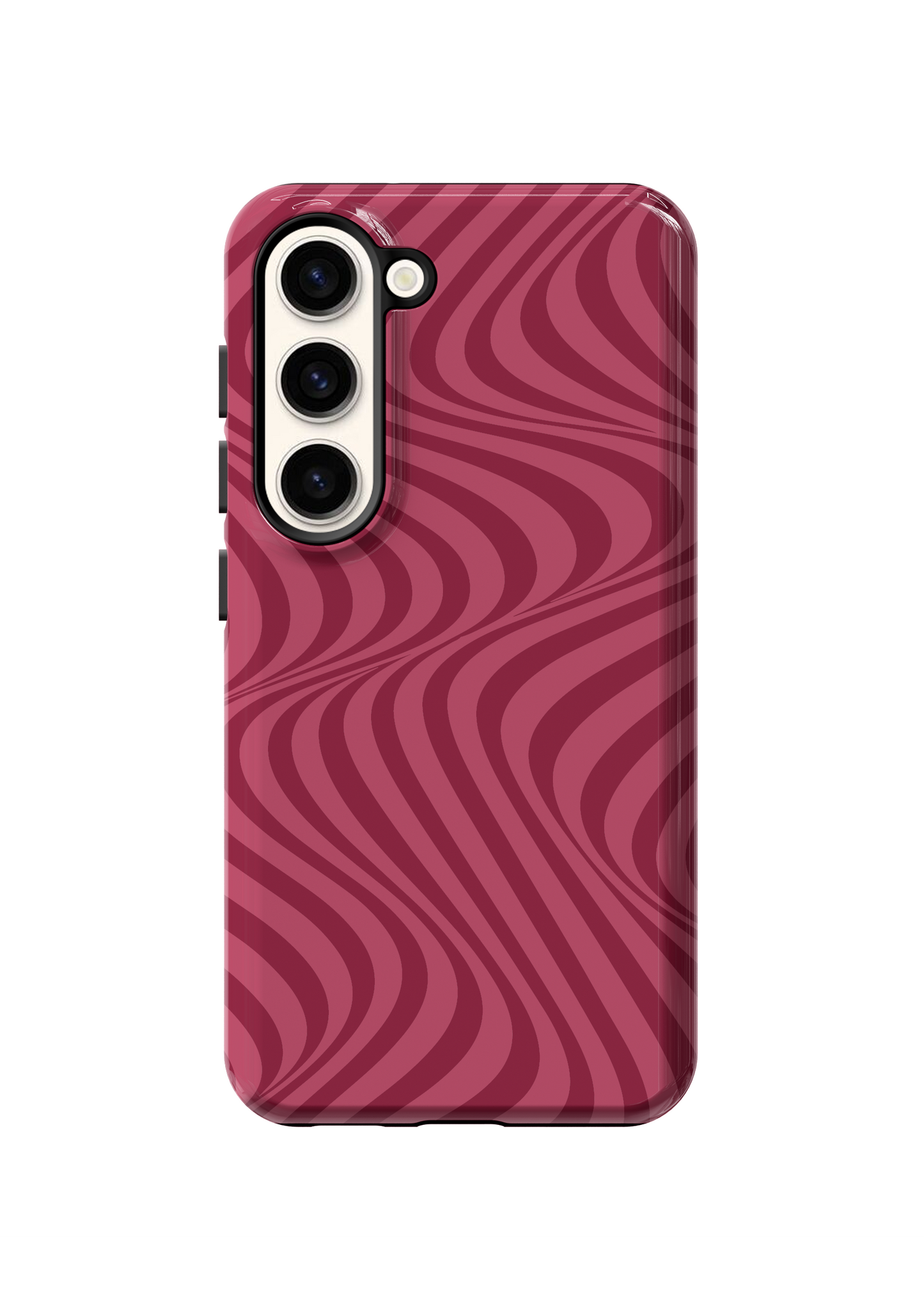 Black Cherry Swirls Phone Case