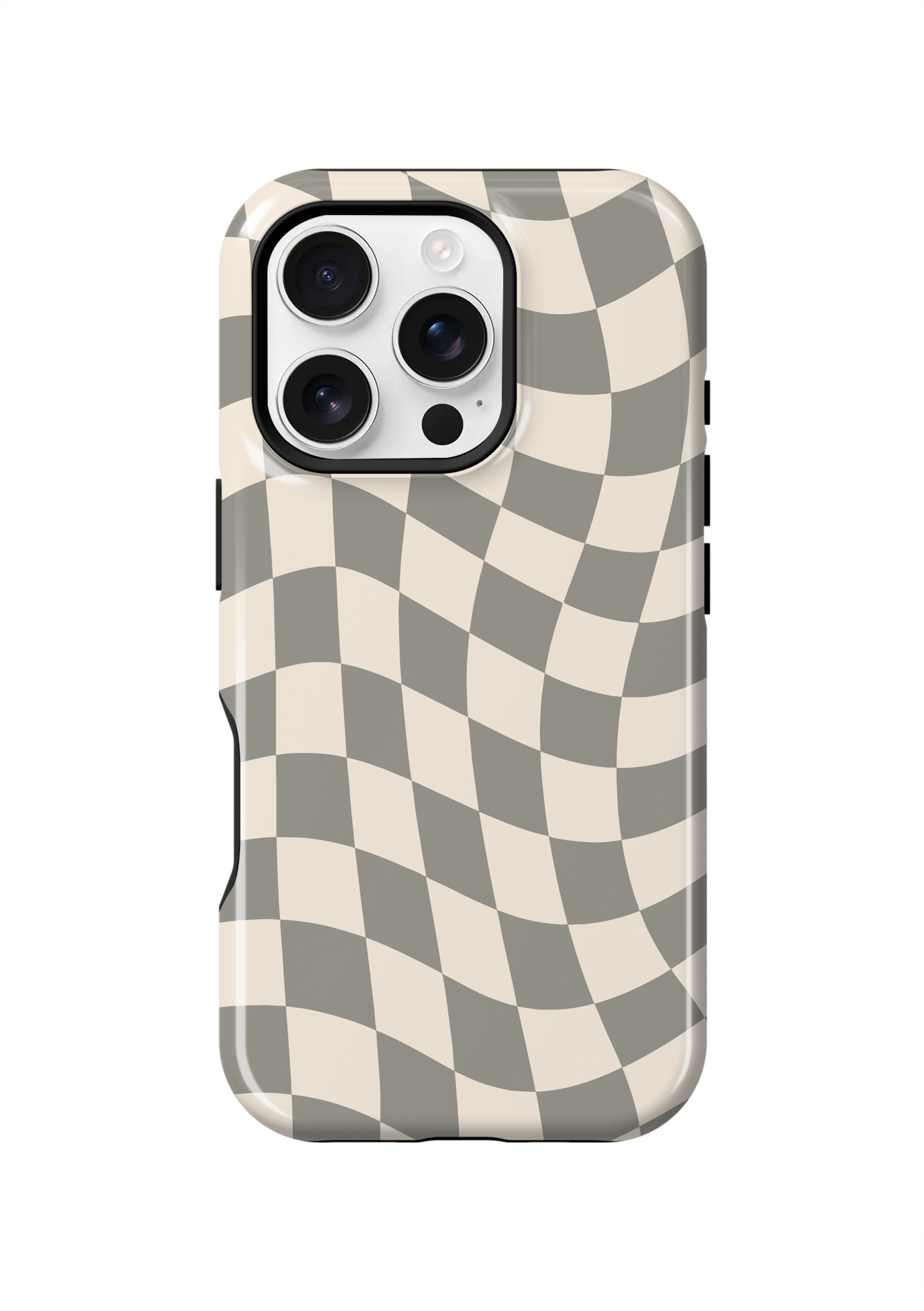 River Rock Wavy Checkers II Phone Case