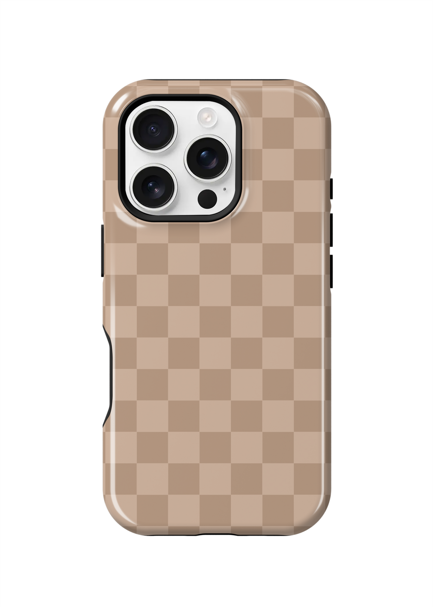 Chestnut Checkers Phone Case