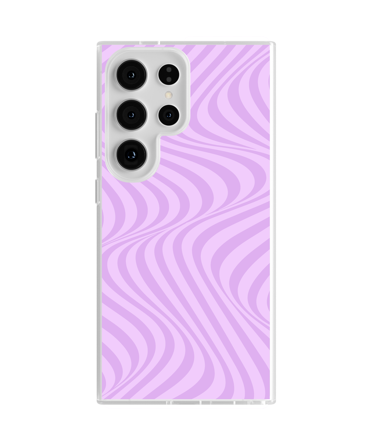 Lilac Swirls Clear Case Insert