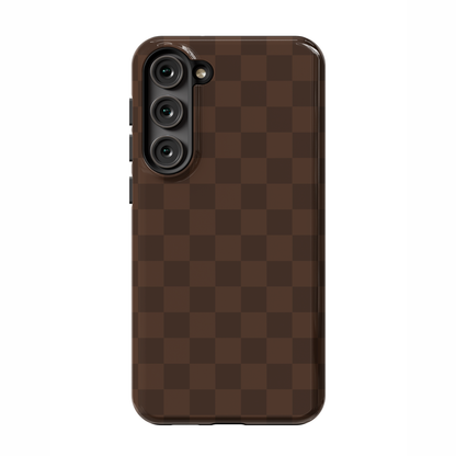 Espresso Checkers Galaxy Case