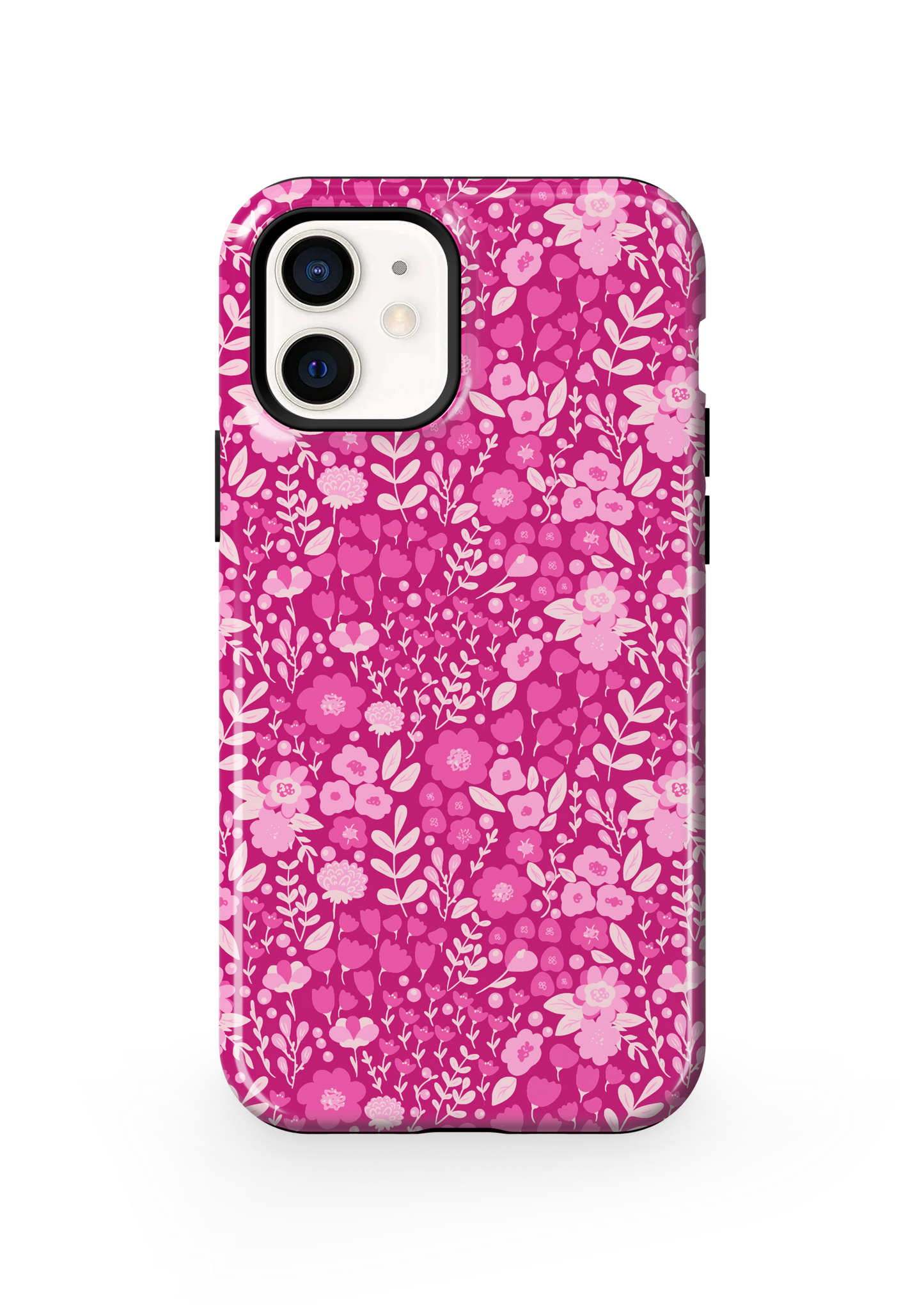 Berry Blossoms (Dark) Phone Case