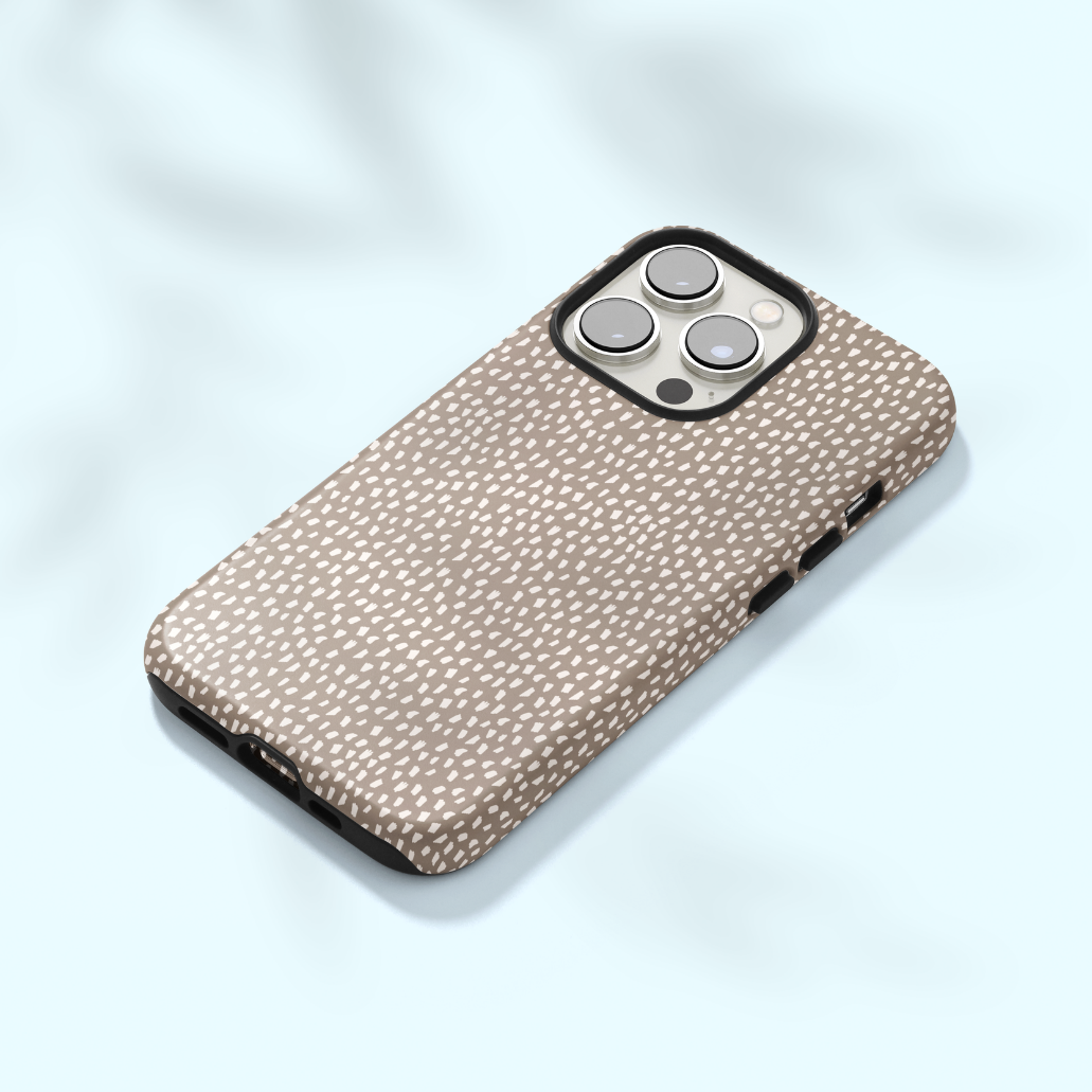 Chestnut Speckles iPhone Case