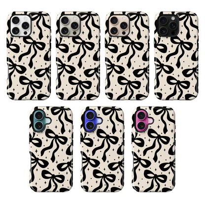 Cookies & Cream Bows I Phone Case