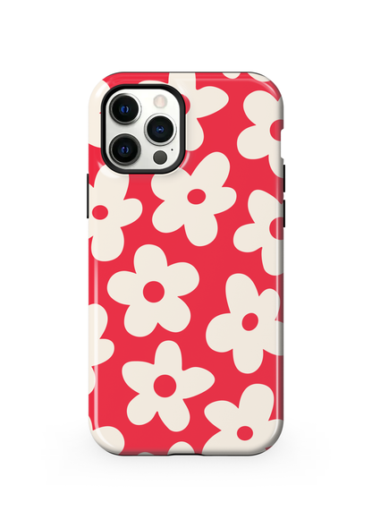 Vermillion Big Blooms Phone Case